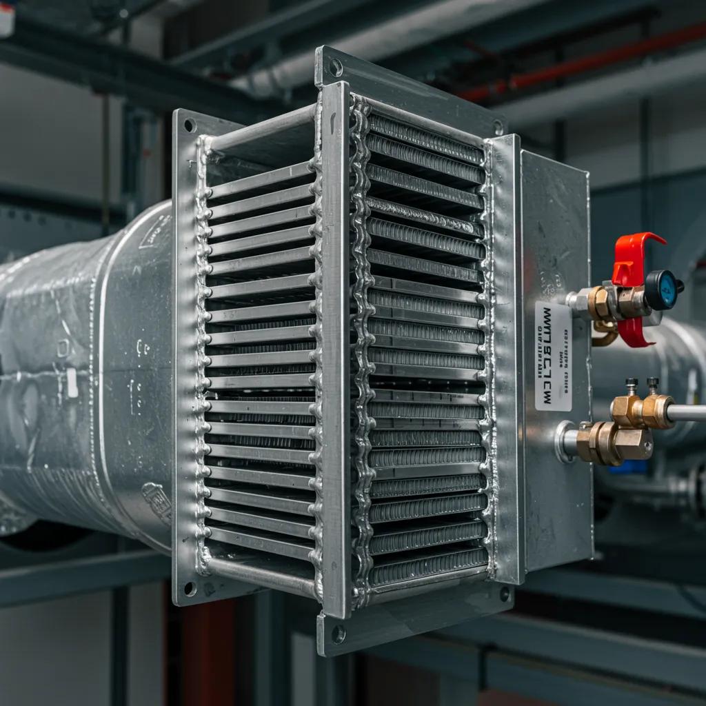 Heat exchanger in an HVAC system illustrating its design and function